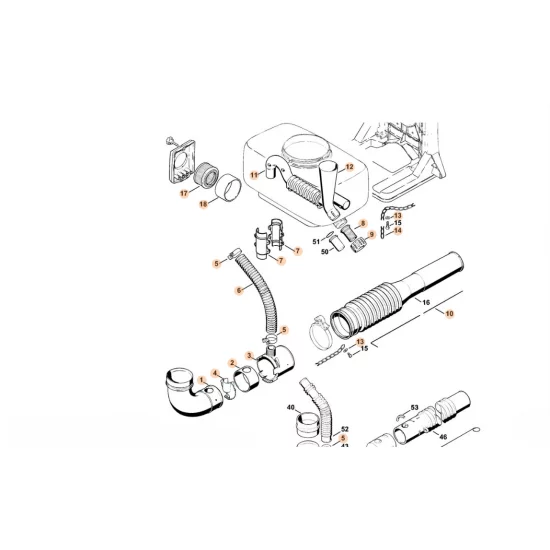 STIHL  Zestaw urządzenia rozpylającego i roztrząsającego 4203 007 1013
